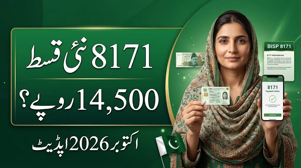 BISP 8171 October Payment 2026 Rs. 14,500 New Qist Release Date