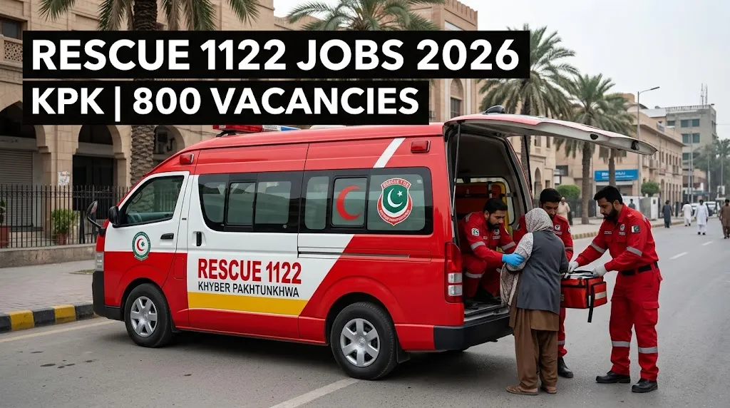 Rescue 1122 Jobs 2026 KPK Online Apply @www.rescue.gov.pk